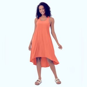 Halara midi dress. Orange Size L